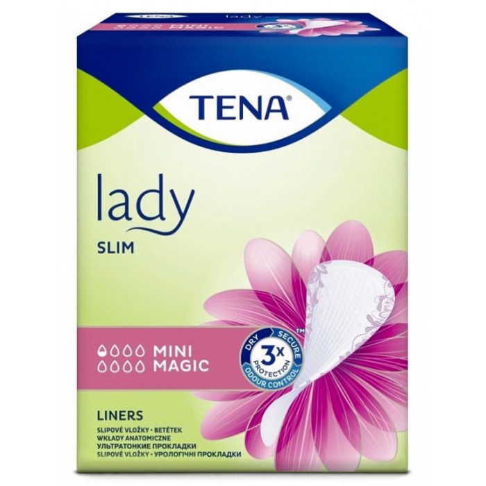Ультратонкие урологические прокладки Tena Lady Slim Mini Magic, 0.5 капли, 34 шт. - 